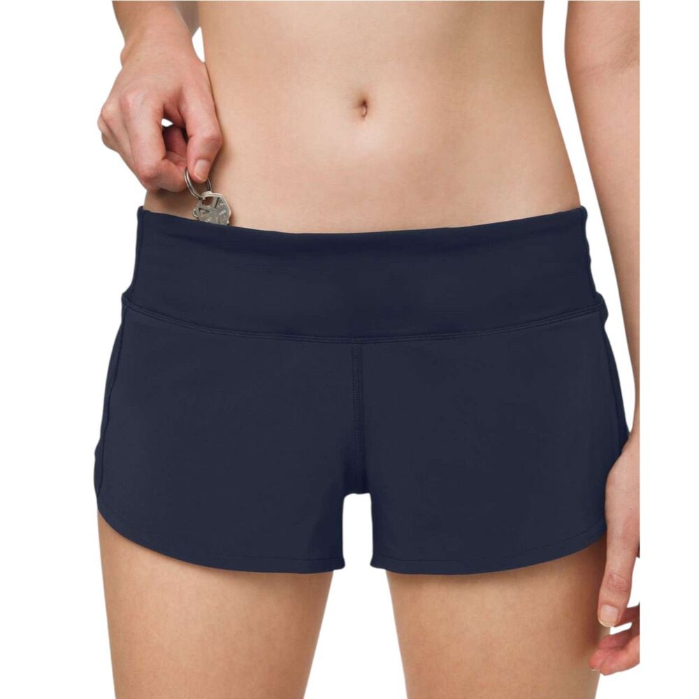 Lululemon Speed Up Short Low Rise *2.5" True Navy